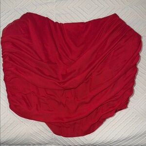 Red Women's Coraet Top